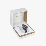  Shop Authentic Versace Greca Sport Analog Blue Dial Brown Leather Strap Watch For Men - VEZ300121 - Luxxuri