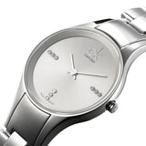  Shop Authentic Calvin Klein Simplicity Silver Dial Silver Steel Strap Watch for Women - K4323120 - Luxxuri