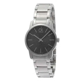  Shop Authentic Calvin Klein City Grey Dial Silver Steel Strap Watch for Women - K2G23161 - Luxxuri