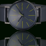  Shop Authentic Calvin Klein Boost Black Dial Black Leather Strap Watch for Men - K7Y214CL - Luxxuri