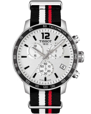  Shop Authentic Tissot T Sport Quickster Chronograph NATO Watch For Men - T095.417.17.037.01 - Luxxuri