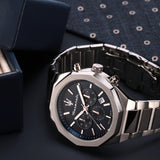  Shop Authentic Maserati Stile Blue Dial Silver Steel Strap Watch For Men - R8873642006 - Luxxuri