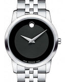 Shop Authentic Movado Museum Classic Black Dial Silver Steel Strap Watch For Women - 0606505 - Luxxuri