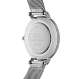  Shop Authentic Daniel Wellington Petite Sterling Quartz White Dial Silver Mesh Bracelet Watch For Men - DW00100306 - Luxxuri