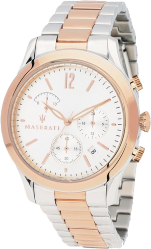  Shop Authentic Maserati Tradizione White Dial Two Tone Stainless Steel Strap Watch For Men - R8873625001 - Luxxuri