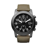  Shop Authentic Marc Jacobs Larry Chronograph Black Dial Grey Leather Strap Watch for Men - MBM5034 - Luxxuri