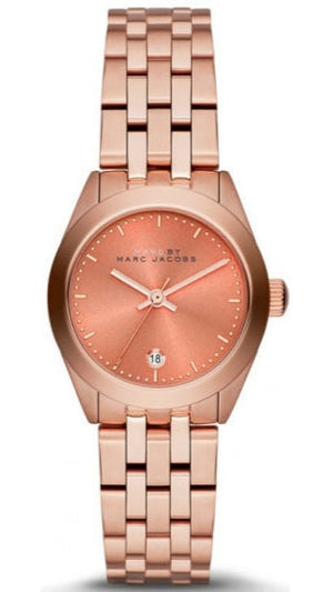  Shop Authentic Marc Jacobs Peeker Pink Dial Rose Gold Stainless Steel Strap Watch for Women - MBM3377 - Luxxuri