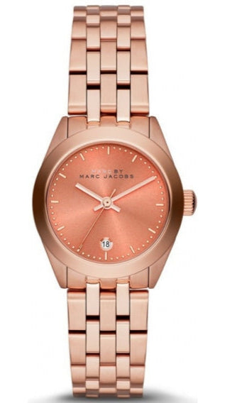  Shop Authentic Marc Jacobs Peeker Pink Dial Rose Gold Stainless Steel Strap Watch for Women - MBM3377 - Luxxuri
