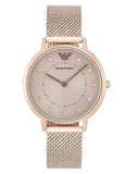  Shop Authentic Emporio Armani Kappa Pink Dial Pink Mesh Bracelet Watch For Women - AR11129 - Luxxuri