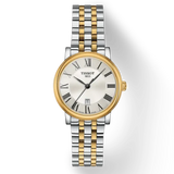  Shop Authentic Tissot T Classic Carson Lady Premium Silver Dial Two Tone Steel Strap Watch For Women - T122.210.22.033.00 - Luxxuri