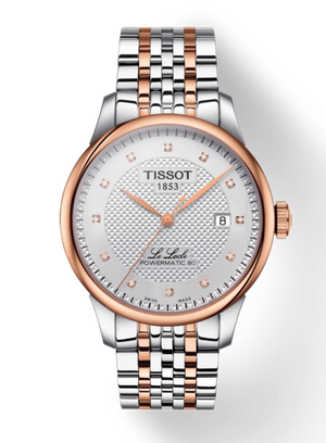  Shop Authentic Tissot Le Locle Powermatic 80 Diamonds Silver Dial Two Tone Steel Strap Watch For Men - T006.407.22.036.01 - Luxxuri