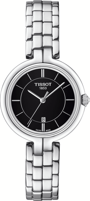  Shop Authentic Tissot T Trend Flamingo Black Dial Silver Steel Strap Watch For Women - T094.210.11.051.00 - Luxxuri