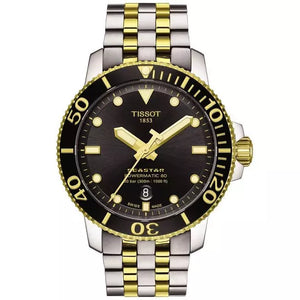  Shop Authentic Tissot Seastar 1000 Powermatic 80 Black Dial Two Tone Steel Strap Watch For Men - T120.407.22.051.00 - Luxxuri