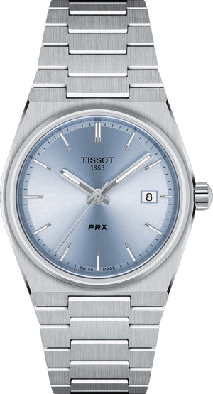  Shop Authentic Tissot PRX Light Blue Dial Silver Steel Strap Watch For Women - T137.210.11.351.00 - Luxxuri