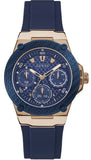  Shop Authentic Guess Zena Blue Dial Blue Silicone Strap Watch For Women - W1049L2 - Luxxuri