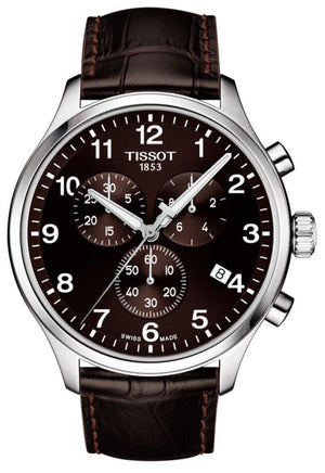  Shop Authentic Tissot T Sport Chrono XL Classic Brown Dial Brown Leather Strap Watch For Men - T116.617.16.297.00 - Luxxuri