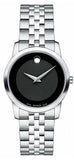  Shop Authentic Movado Museum Classic Black Dial Silver Steel Strap Watch For Women - 0606505 - Luxxuri