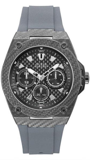  Shop Authentic Guess Legacy Grey Dial Grey Silicone Strap Watch For Men - W1048G1 - Luxxuri