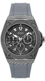  Shop Authentic Guess Legacy Grey Dial Grey Silicone Strap Watch For Men - W1048G1 - Luxxuri