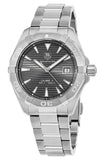  Shop Authentic Tag Heuer Aquaracer Automatic Anthracite Grey Dial Silver Steel Strap Watch for Men - WAY2113.BA0928 - Luxxuri