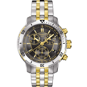  Shop Authentic Tissot T Sport PRS 200 Chronograph Black Dial Two Tone Steel Strap Watch For Men - T067.417.22.051.00 - Luxxuri