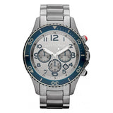  Shop Authentic Marc Jacobs Rock Chronograph Silver Dial Silver Steel Strap Watch for Men - MBM5028 - Luxxuri