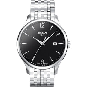  Shop Authentic Tissot T Classic Tradition Black Dial Silver Steel Strap Watch For Men - T063.610.11.057.00 - Luxxuri