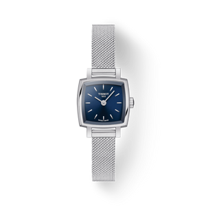  Shop Authentic Tissot Lovely Square Blue Dial Silver Mesh Bracelet Watch For Women - T058.109.11.041.00 - Luxxuri