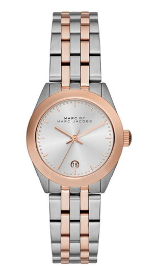  Shop Authentic Marc Jacobs Peeker Silver Dial Two Tone Steel Strap Watch for Women - MBM3375 - Luxxuri