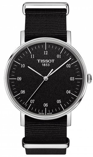  Shop Authentic Tissot Everytime Medium Black Dial Black NATO Strap Watch For Men - T109.410.17.077.00 - Luxxuri