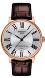  Shop Authentic Tissot Carson Premium Powermatic 80 Silver Dial Brown Leather Strap Watch For Men - T122.407.36.033.00 - Luxxuri