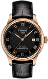  Shop Authentic Tissot Le Locle Powermatic 80 Black Dial Black Leather Strap Watch For Men - T006.407.36.053.00 - Luxxuri
