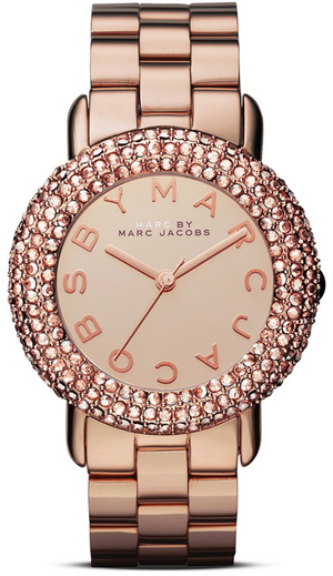  Shop Authentic Marc Jacobs Marci Crystals Rose Gold Dial Rose Gold Steel Strap Watch for Women - MBM3192 - Luxxuri