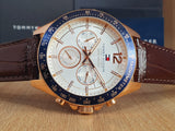  Shop Authentic Tommy Hilfiger Luke Quartz White Dial Brown Leather Strap Watch for Men - 1791118 - Luxxuri