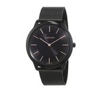  Shop Authentic Calvin Klein Minimal Black Dial Black Mesh Bracelet Watch for Women - K3M22421 - Luxxuri