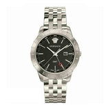  Shop Authentic Versace Univers Analog Black Dial Silver Steel Strap Watch for Men - VEBK00418 - Luxxuri