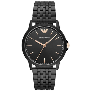  Shop Authentic Emporio Armani Interchangeable Black Dial Black Steel Strap Watch For Men - AR80021 - Luxxuri
