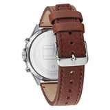  Shop Authentic Tommy Hilfiger West Chronograph Grey Dial Brown Leather Strap Watch For Men - 1791710 - Luxxuri