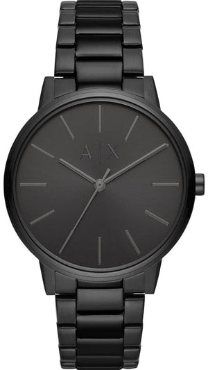  Shop Authentic Armani Exchange Cayde Analog Black Dial Black Steel Strap Watch For Men - AX2701 - Luxxuri
