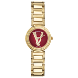  Shop Authentic Versace Virtus Mini Quartz Red Dial Gold Steel Strap Watch For Women - VET300321 - Luxxuri