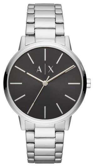  Shop Authentic Armani Exchange Cayde Analog Black Dial Silver Steel Strap Watch For Men - AX2700 - Luxxuri