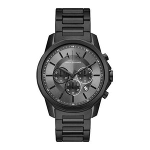  Shop Authentic Armani Exchange Chronograph Black Dial Black Steel Strap Watch For Men - AX7140 - Luxxuri