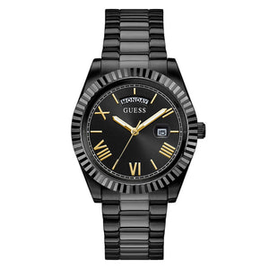  Shop Authentic Guess Connoisseur Black Dial Black Steel Strap Watch for Men - GW0265G4 - Luxxuri