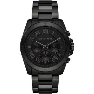  Shop Authentic Michael Kors Brecken Chronograph Black Dial Black Steel Strap Watch For Men - MK8482 - Luxxuri