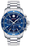  Shop Authentic Movado Series 800 Chronograph Blue Dial Silver Steel Strap Watch For Men - 2600141 - Luxxuri