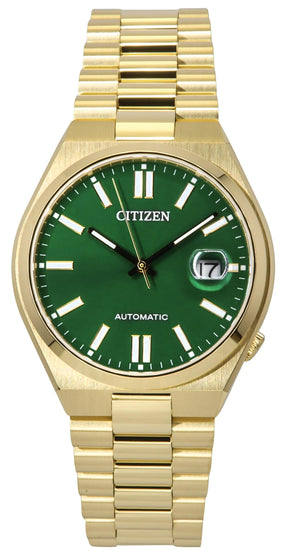  Shop Authentic Citizen Tsuyosa Automatic Green Dial Gold Steel Strap Watch For Men - NJ0152-51X - Luxxuri