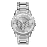  Shop Authentic Armani Exchange Outerbanks Chronograph Silver Dial Silver Steel Strap Watch For Men - AX7141 - Luxxuri
