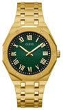  Shop Authentic Guess Asset Quartz Green Dial Gold Steel Strap Watch For Men - GW0575G2 - Luxxuri