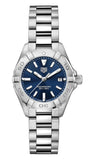  Shop Authentic Tag Heuer Aquaracer Blue Dial Silver Steel Strap Watch for Women - WBD1412.BA0741 - Luxxuri