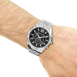  Shop Authentic Michael Kors Lexington Chronograph Black Dial Black Steel Strap Watch For Men - MK8602 - Luxxuri
